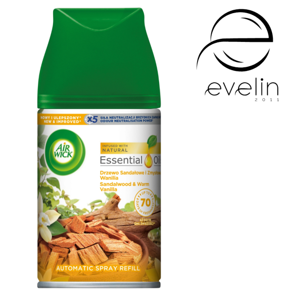 Ароматизатор Еър Уик  Освежител резерва 250 мл. - SANDAL WOOD WARM VANILLA