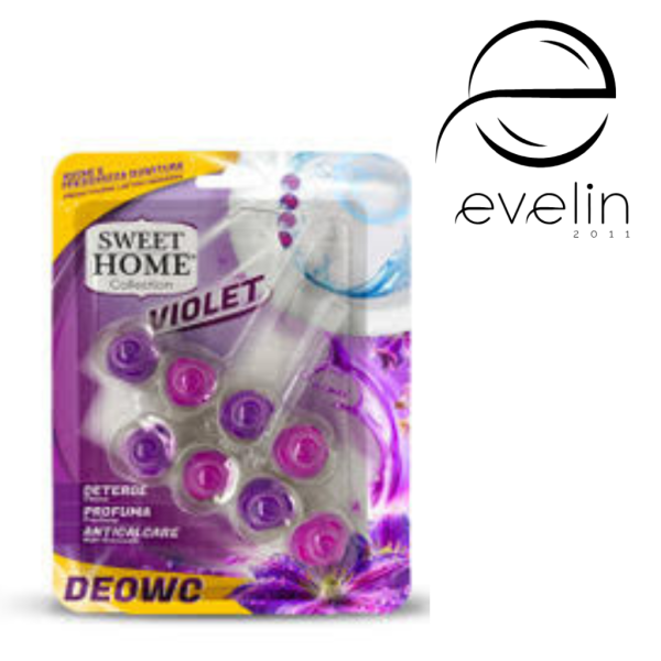 Тоалетно блокче Суит Хоум WC  Violet 2*50 гр