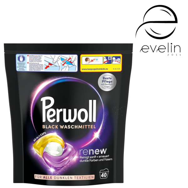 Капсули Perwoll 40 бр.Black