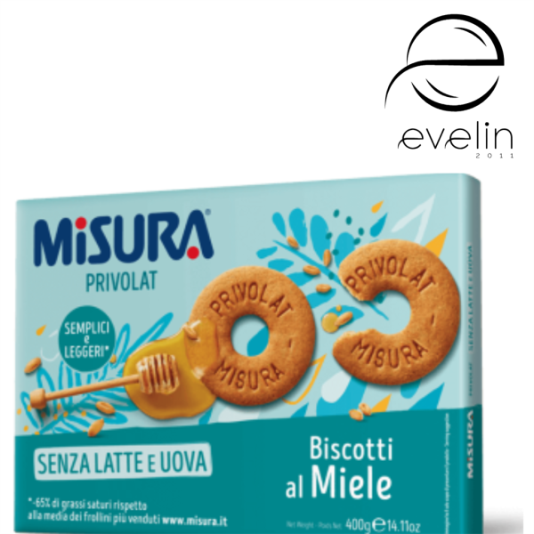 Бисквита с мед без мляко и без яйца Без лактоза, мляко и млечни продукти 400гр.