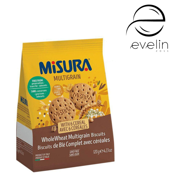 Бисквити Misura Multigrain Six Cereals 120 гр.