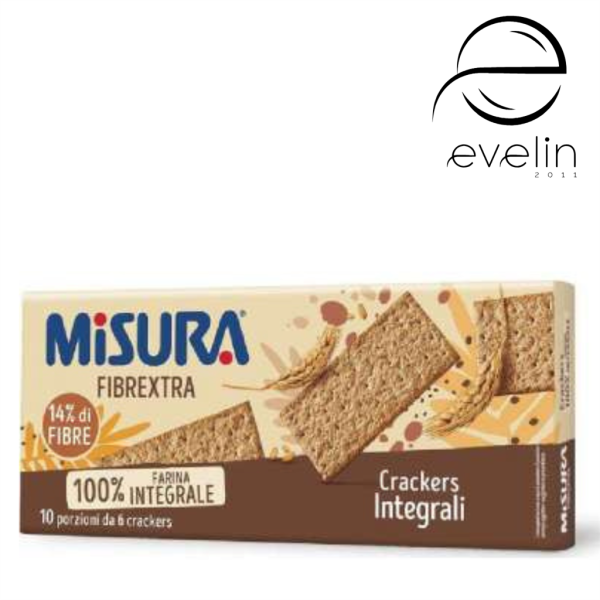 Крекери пълнозърнести Misura Fibrextra 385 гр.