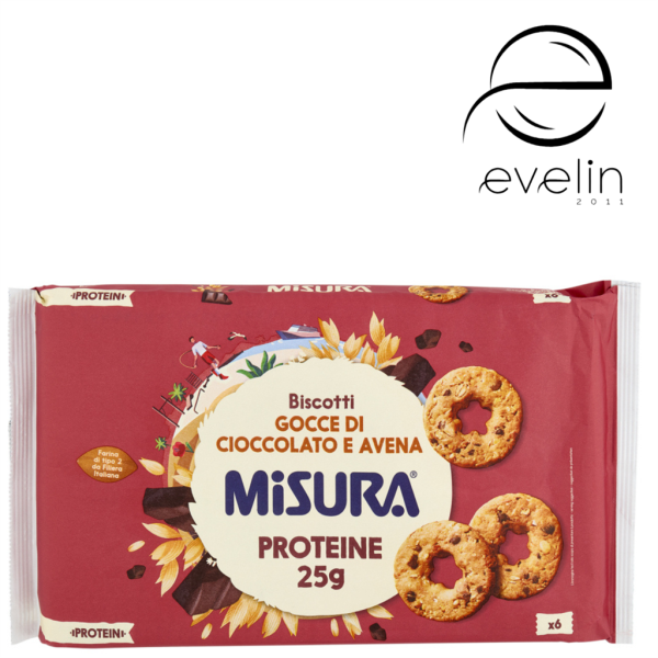 Бисквити с шоколадов чипс и овесени люспи 260 гр.