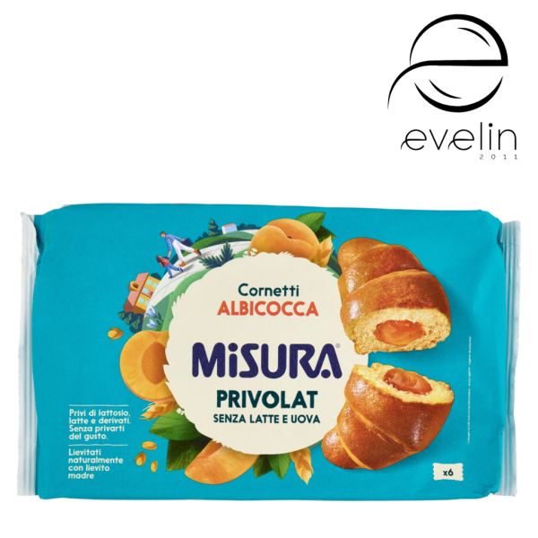 Кроасан с натурален квас и кайсиев пълнеж - без яйца, без мляко и лактоза 298гр