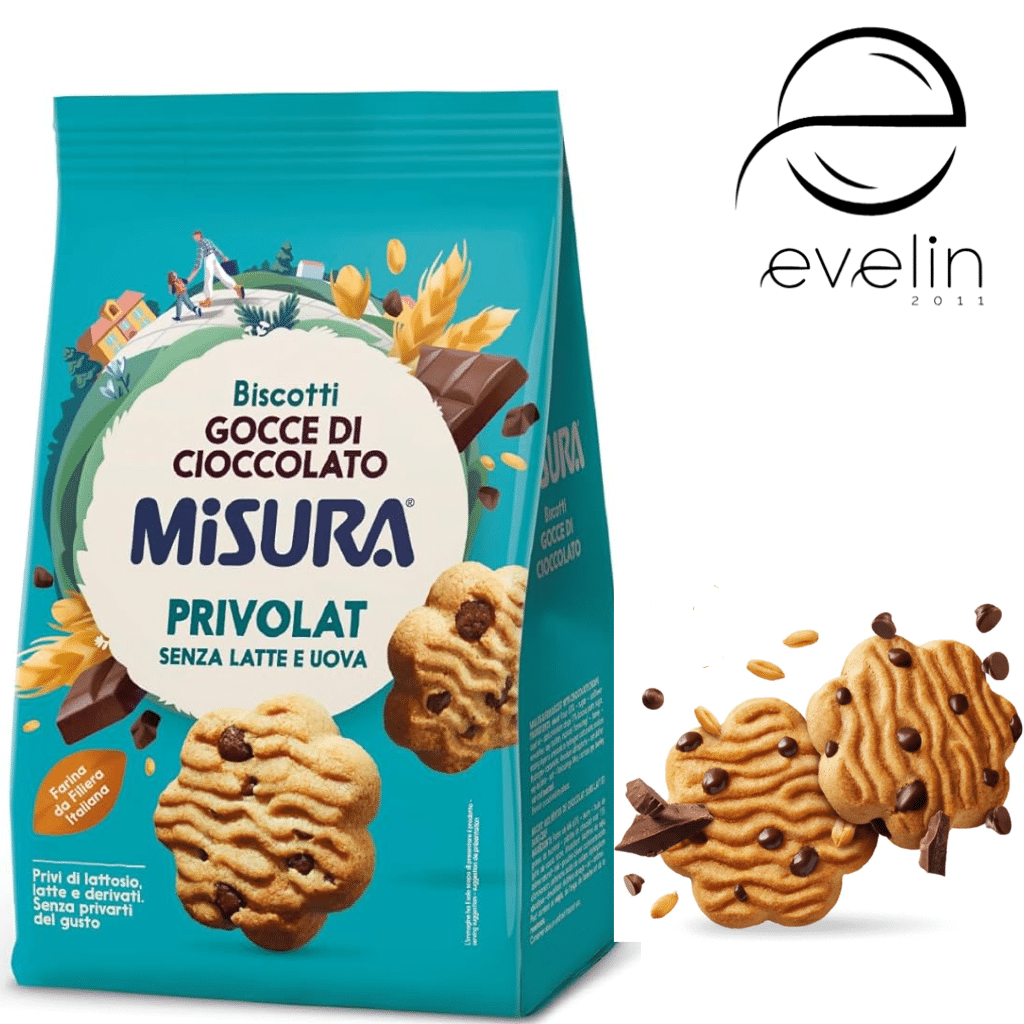 Бисквита с шоколадови парченца -без яйца, Без лактоза, мляко и млечни продукти 290 гр.