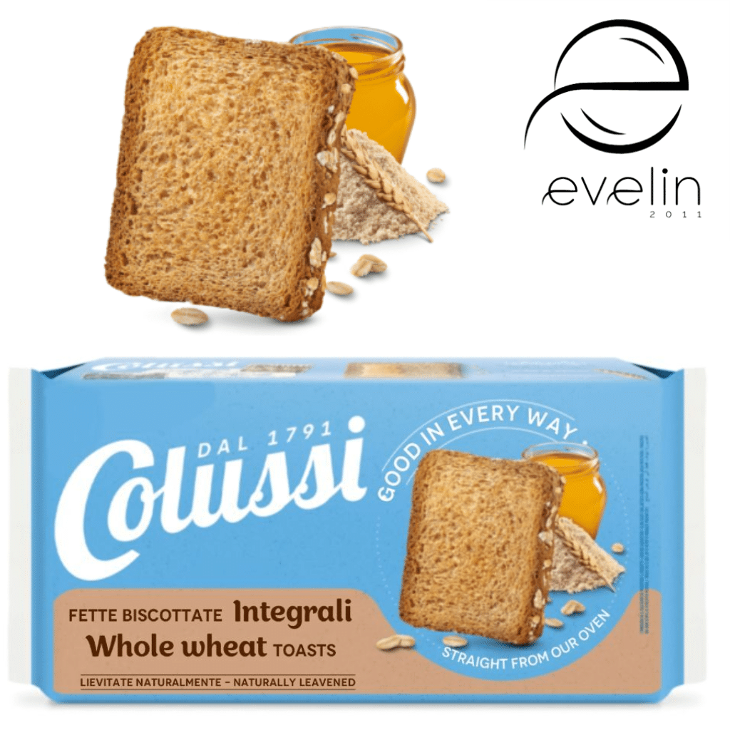 Сухари Пълнозърнести  с овесени ядки 320 гр TOAST INTEGRAL