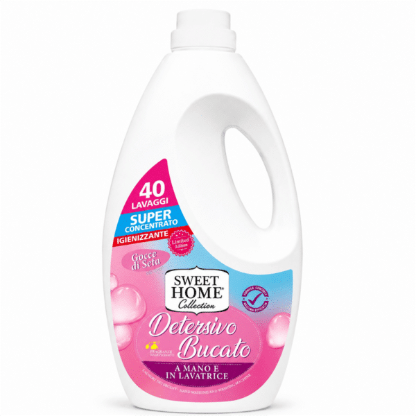 Течен гел СУИТ ХОУМ 2 л./ 40 пранета - Silk Drops