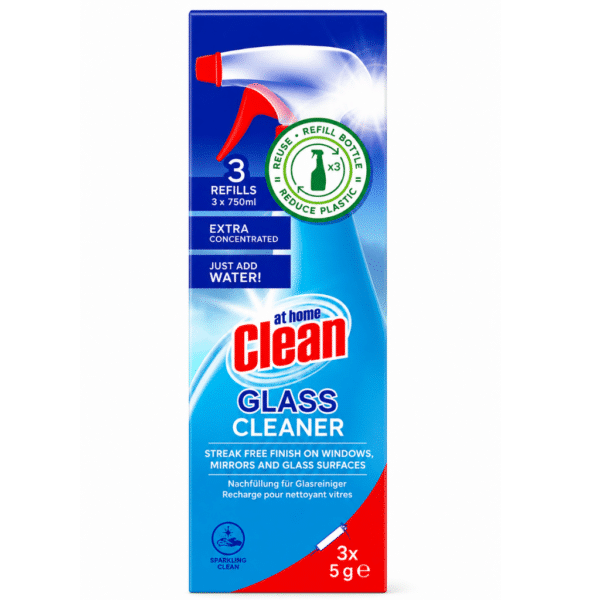 Препарат Клеан At Home Clean Glass Cleaner 3x5 гр.