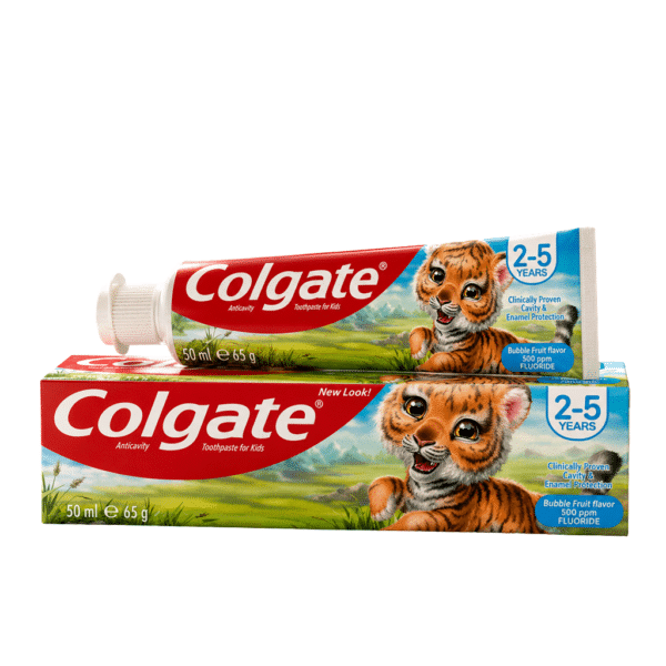 Паста за зъби Колгейт 50 мл Kids Bubble Fruit 2-5 г.