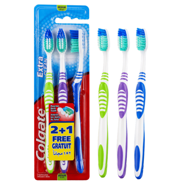 Четка за зъби КОЛГЕЙТ 3 бр.Extra Clean Medium