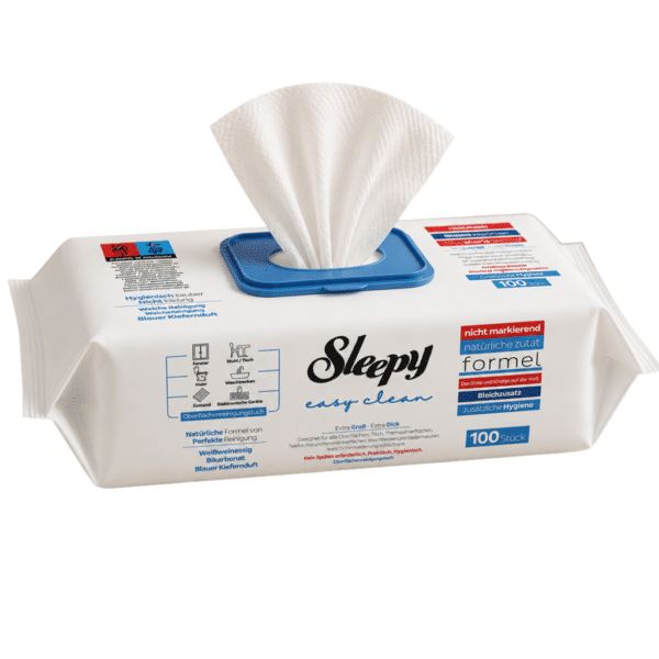 Мокри кърпи почистващи Sleepy 100 бр. - Еxstra Hygiene/син/