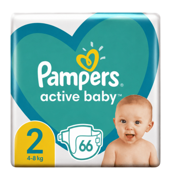 Памперс Active Baby Diapers 66 бр. раз.2 4-8 кг.
