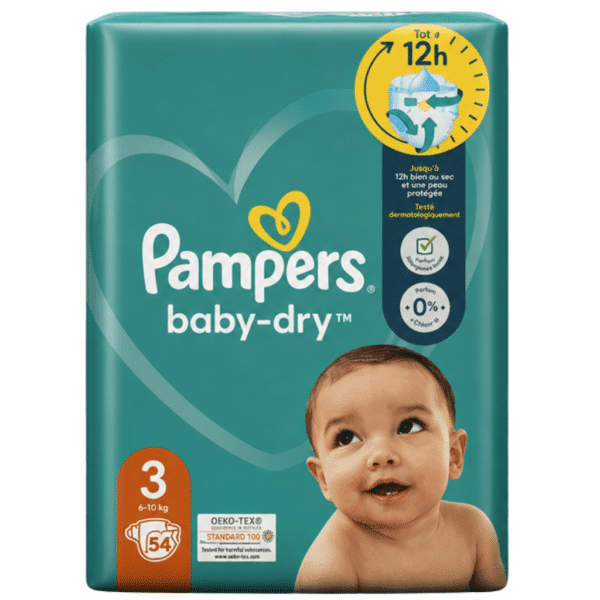 Памперс Baby Dry Diapers 54 бр. размер 3 6-10 кг.