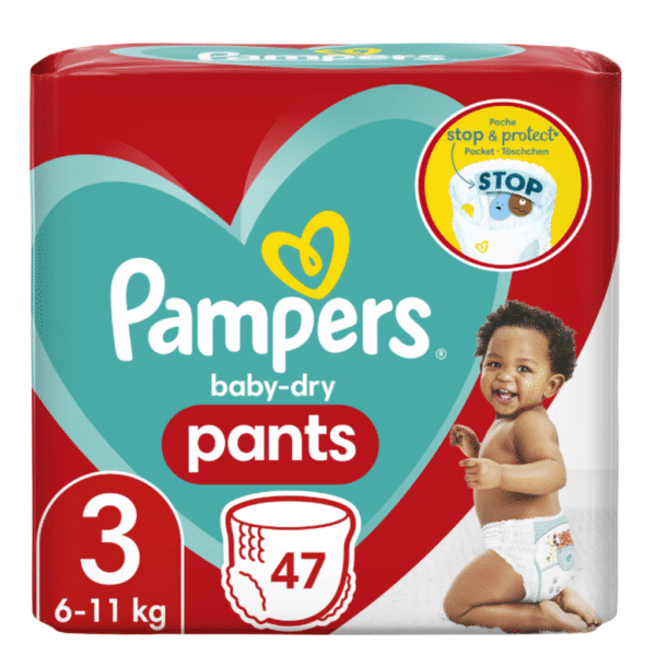 Памперс Baby Dry Pants 47 бр. размер 3 6-11 кг.