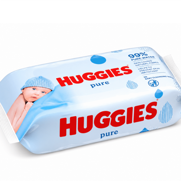 Мокри кърпи  Huggies  - PURE 56бр.