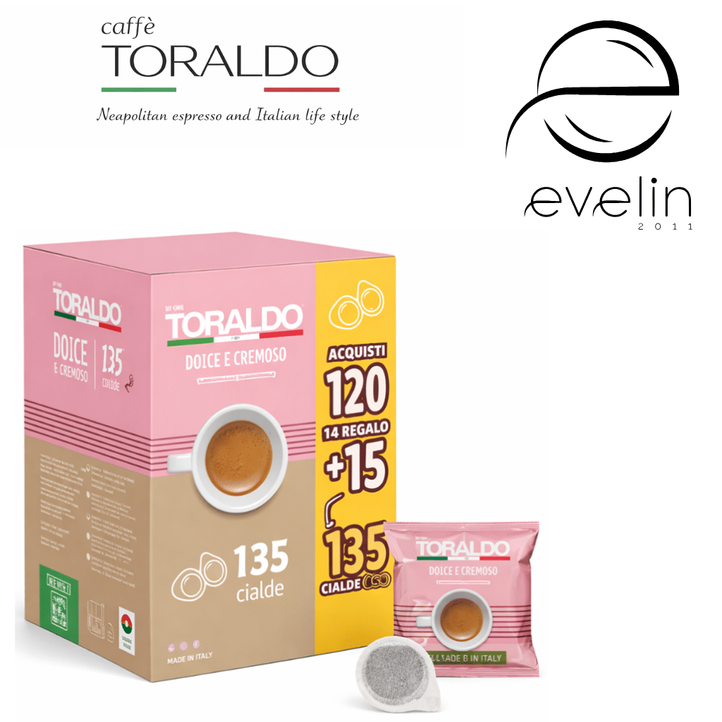 Toraldo Coffee Capsules 135 pcs. paper - Espresso with a sweet and creamy taste