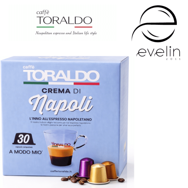 Coffee Toraldo Capsules 30 pcs. - Espresso Napoli Cream Blend for A Modo Mio
