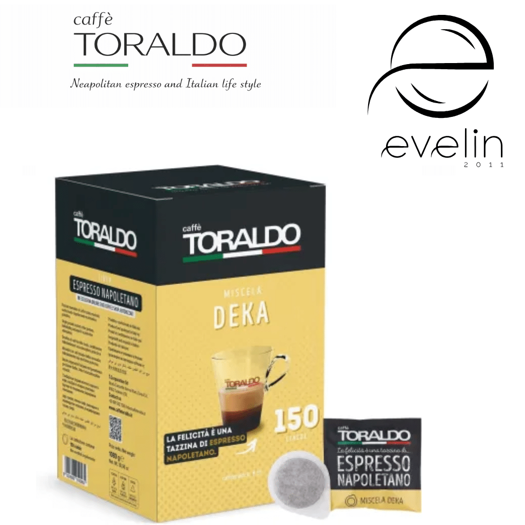 Toraldo Decaffeinated Coffee Capsules 150 pcs. paper - Espresso