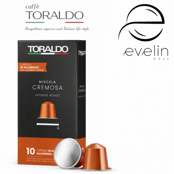 Toraldo Coffee Capsules 10 pcs. aluminum - Nespresso Cremosa