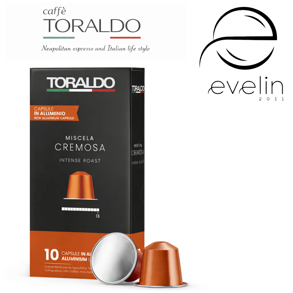 Toraldo Coffee Capsules 10 pcs. aluminum - Nespresso Cremosa