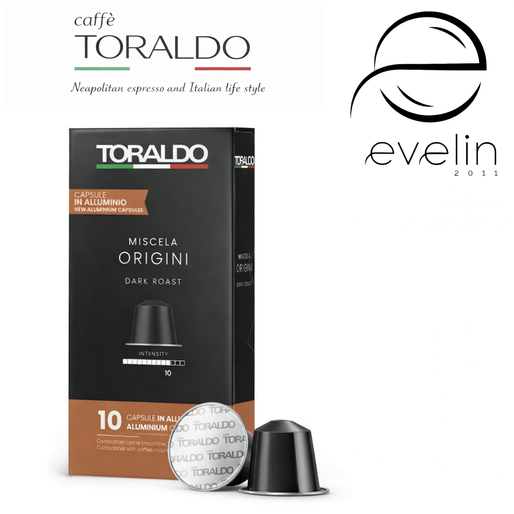 Toraldo Coffee Capsules 10 pcs. aluminum - Origini Blend Nespresso