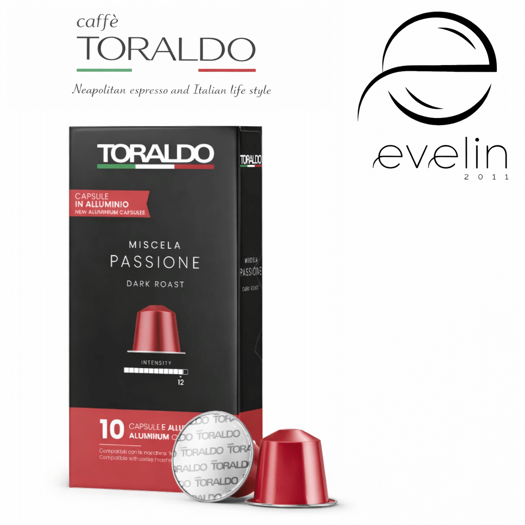 Toraldo Coffee Capsules 10 pcs. aluminum - Passione Nespresso
