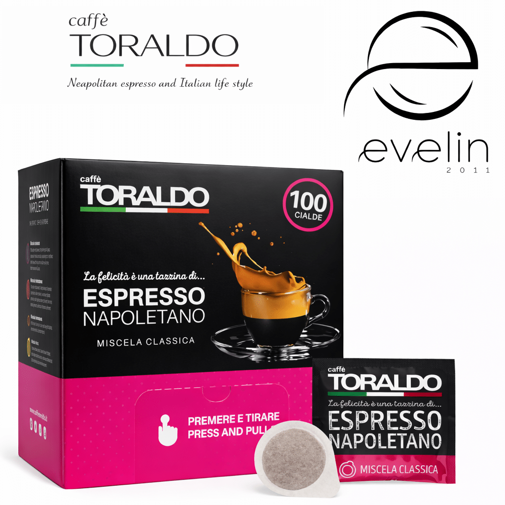 Toraldo Coffee Capsules 100 pcs. paper - Espresso Napoletano Classic with chocolate notes