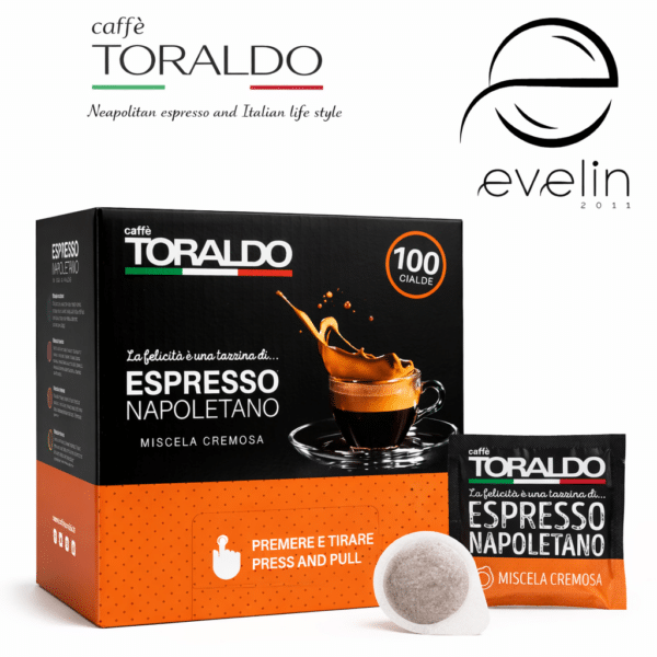 Coffee Toraldo Capsules 100 pcs. paper - Espresso Napoletano Cremosa