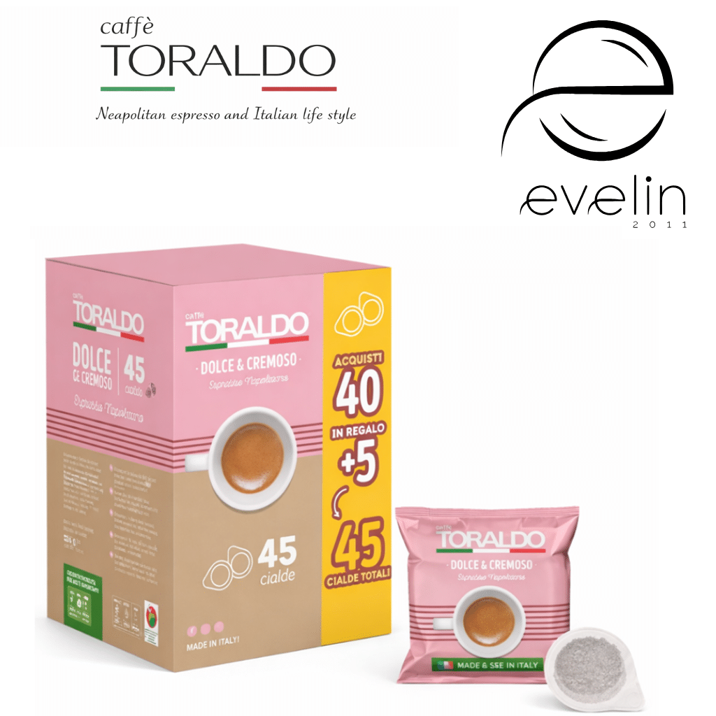 Toraldo Coffee Capsules 40+5 pcs. paper - Espresso with a sweet and creamy taste