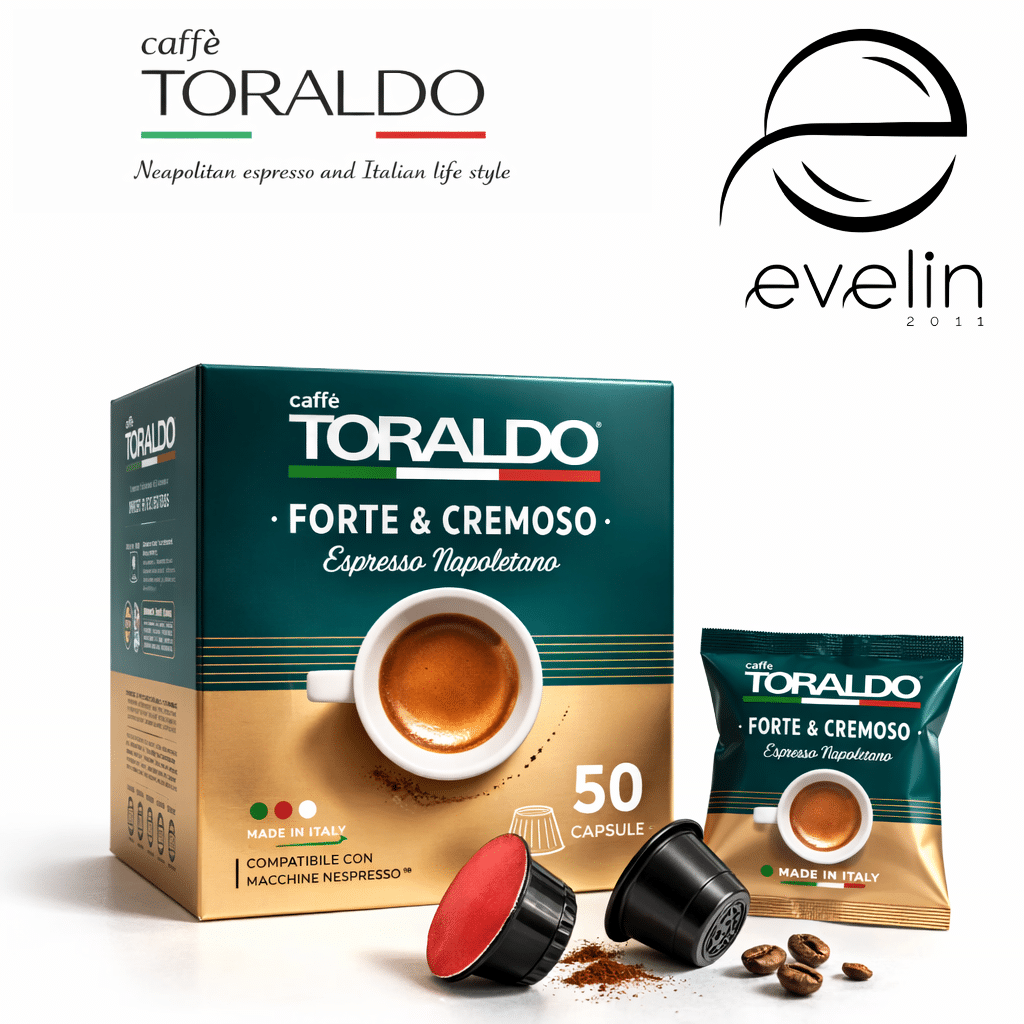 Coffee Toraldo Capsules 50 pcs. - Forte Cremoso Espresso