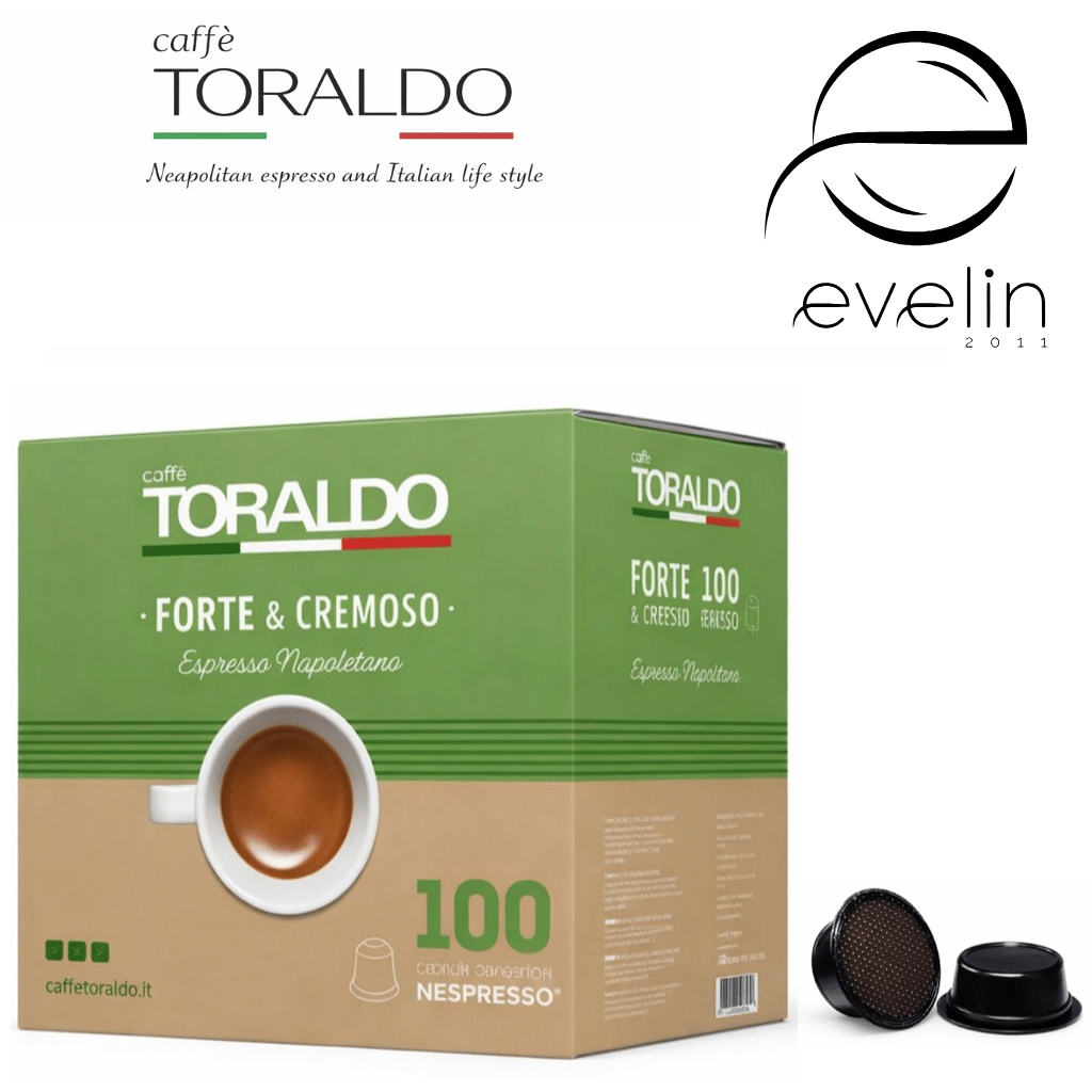 Coffee Toraldo Capsules 100 pcs. - Forte & Cremoso Nespresso