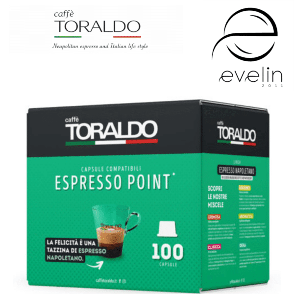 Coffee Toraldo Capsules 100 pcs. - Lavazza Classic Blend Espresso Point