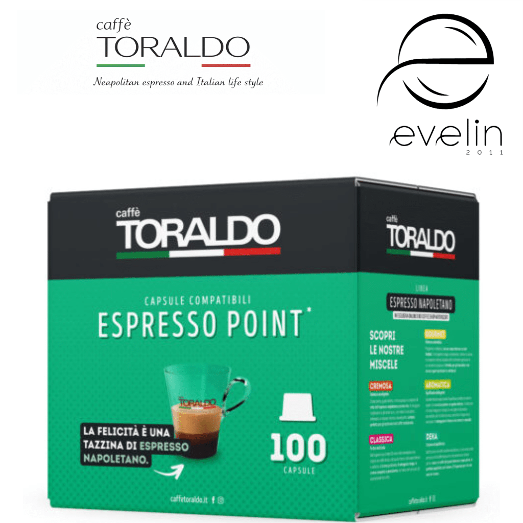Coffee Toraldo Capsules 100 pcs. - Lavazza Classic Blend Espresso Point