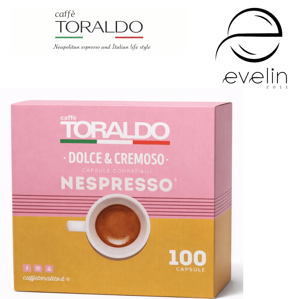 Toraldo Coffee Capsules 100 pcs. - Nespresso with a sweet and creamy taste