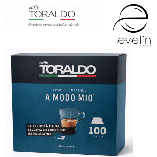 Coffee Toraldo Capsules 100 pcs. - A Modo Mio Miscela Aromatica