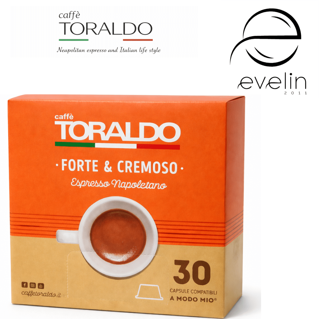 Coffee Toraldo Capsules 30 pcs. - Forte & Cremoso Espresso A Modo Mio