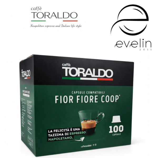 Coffee Toraldo Capsules 100 pcs. - Espresso Classic for Fior Fiore Coop