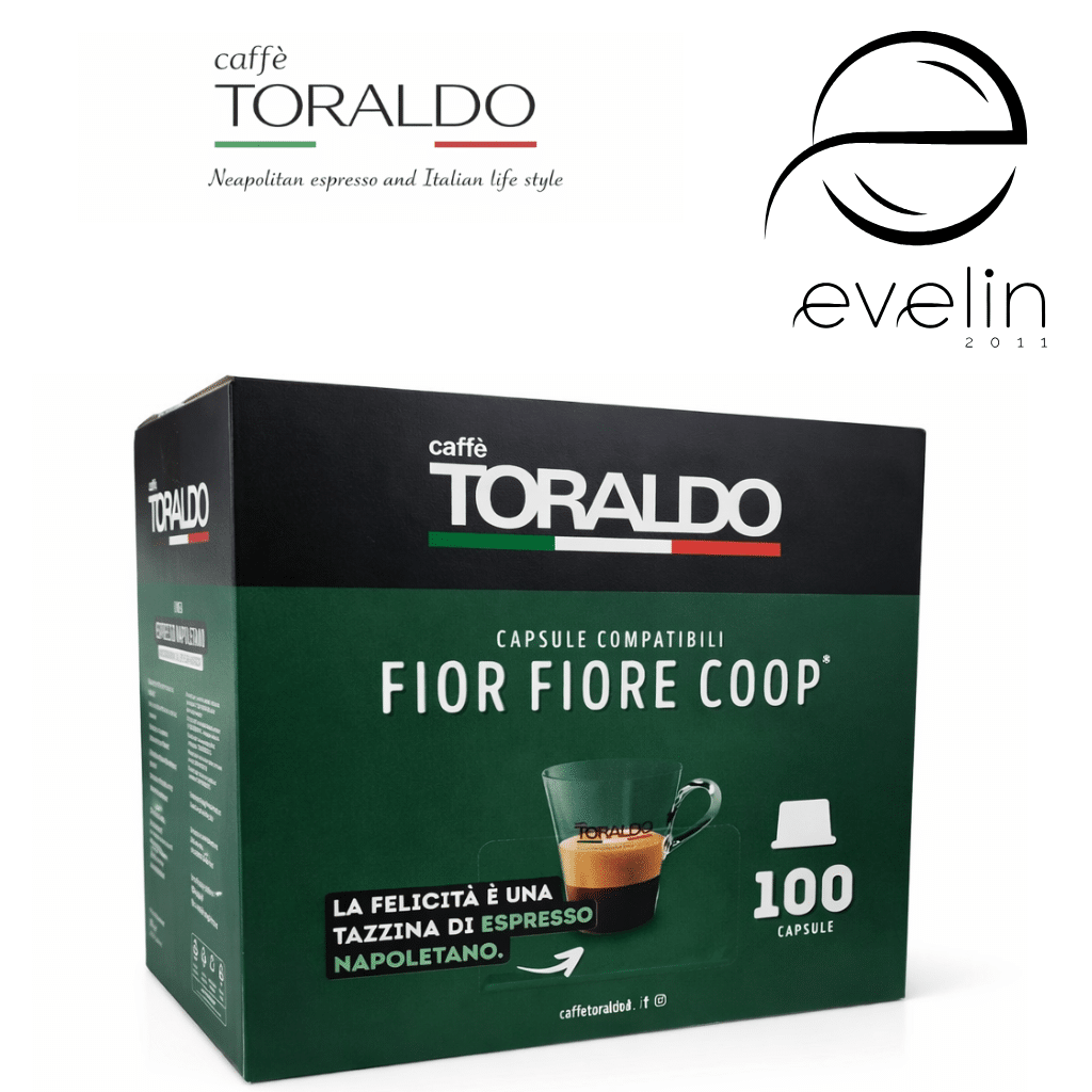 Coffee Toraldo Capsules 100 pcs. - Espresso Classic for Fior Fiore Coop