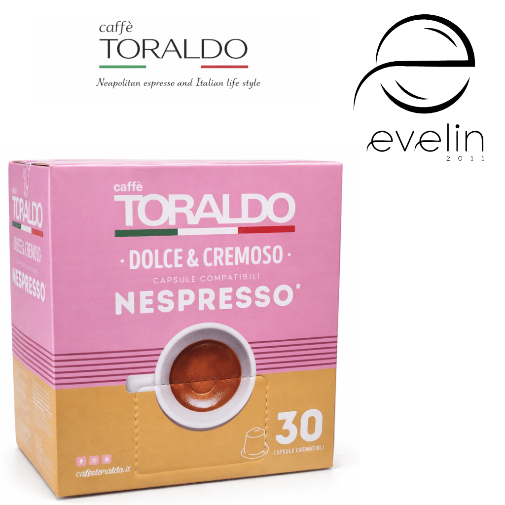Toraldo Coffee Capsules 30 pcs. - Nespresso with a sweet and creamy taste