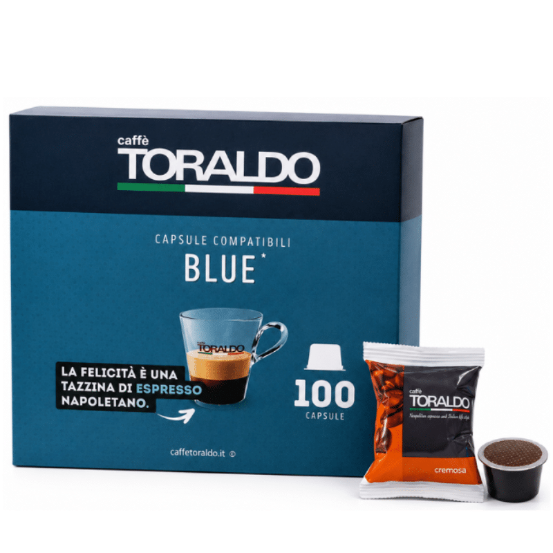 Кафе Toraldo Капсули 100 бр. - Espresso Lavazza Blue Cremosa