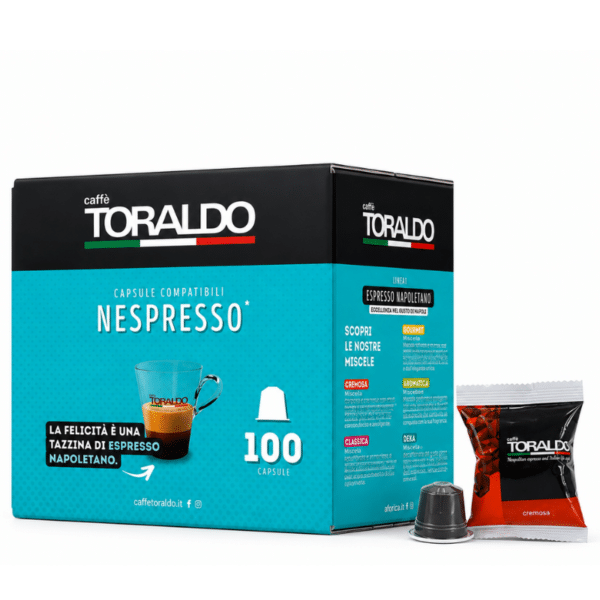 Кафе Toraldo Капсули 100 бр. - Nespresso Cremosa
