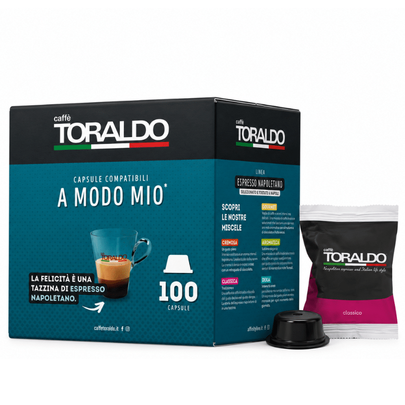 Кафе Toraldo Капсули 100 бр. Classic - за A Modo Mio