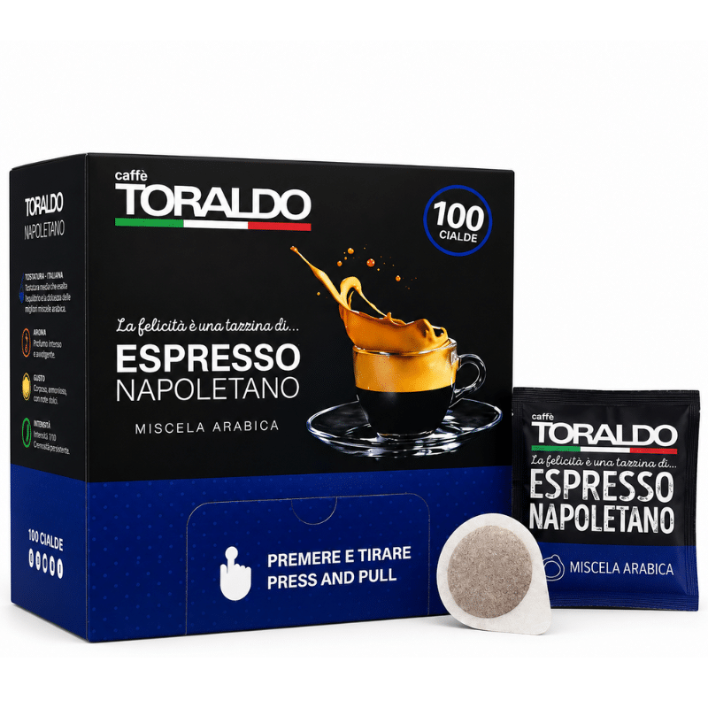 Кафе Toraldo Капсули 100 бр. хартиени - Espresso Napoletano Arabica