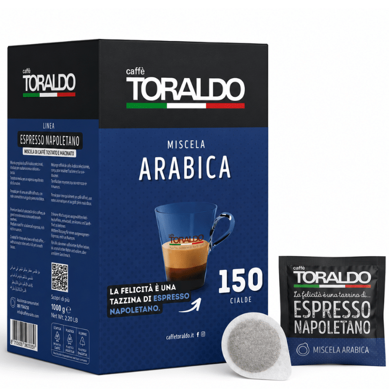 Кафе Toraldo Капсули 150 бр. хартиени - Espresso Arabica Blend