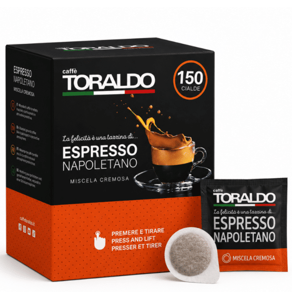 Кафе Toraldo Капсули 150 бр. хартиени - Espresso Cremosa