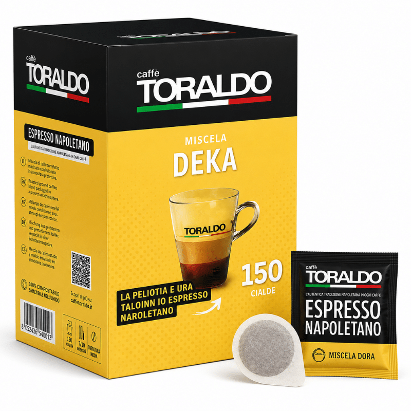 Кафе Toraldo Безкофеинови Капсули 150 бр. хартиени - Espresso