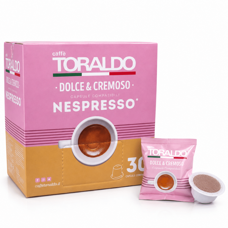 Кафе Toraldo Капсули 30 бр. - Nespresso със сладък и кремообразен вкус