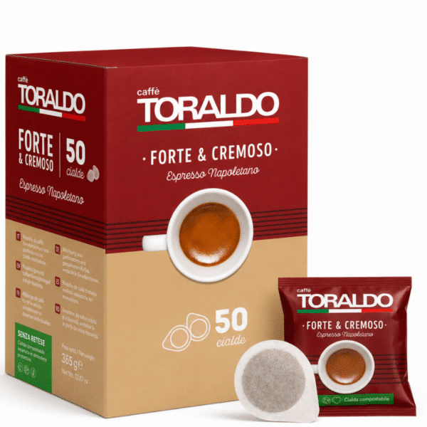 Кафе Toraldo Капсули 50 бр. хартиени - Forte Cremoso Espresso