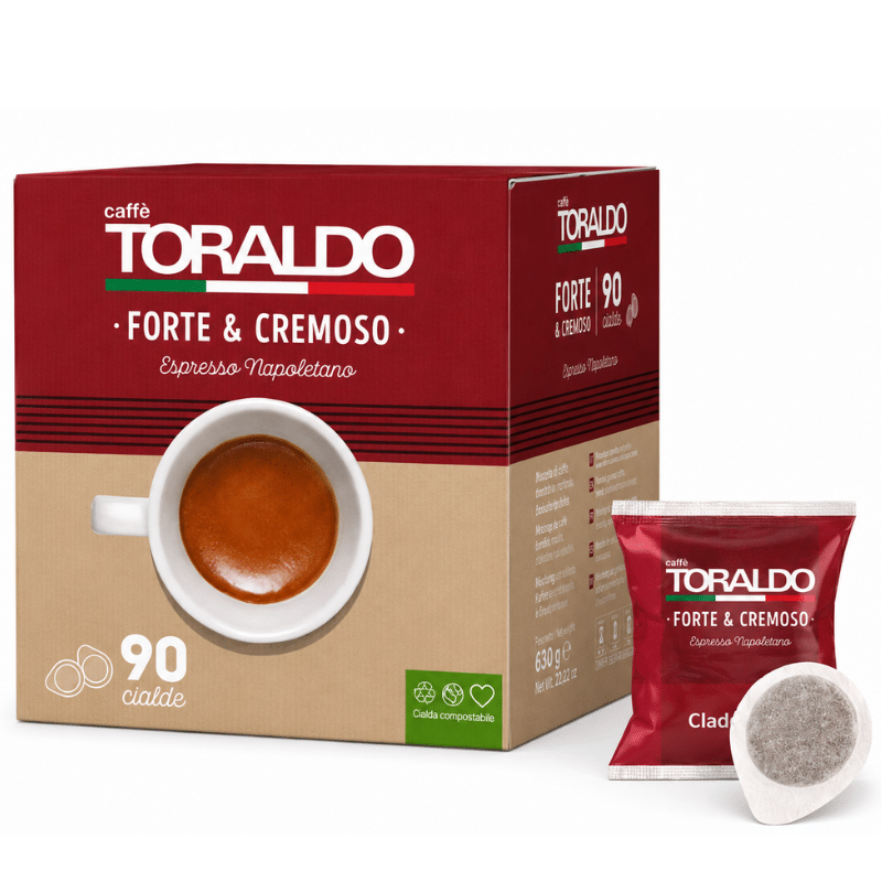 Кафе Toraldo Капсули 90 бр. хартиени - Espresso с нотки на млечен шоколад