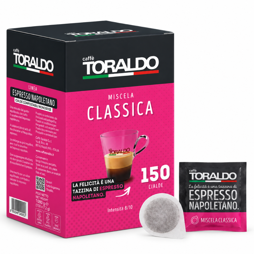 Toraldo Coffee Capsules 150 pcs. paper - Espresso Classic Blend